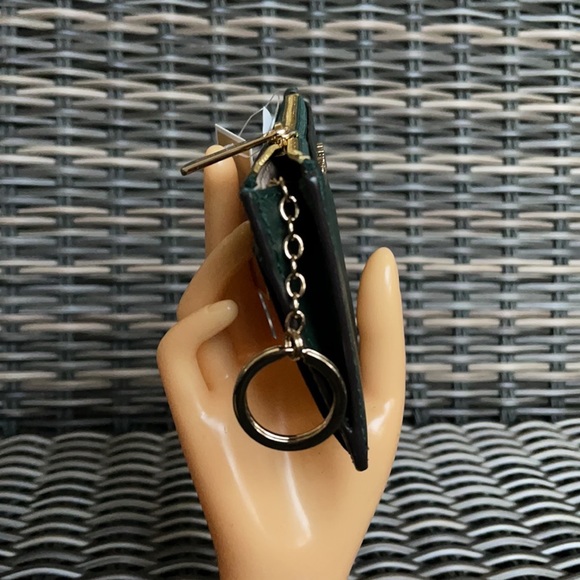 Michael Kors Jet Set Travel Small CoinPouch Wallet Racing Green - Picture 15 of 16